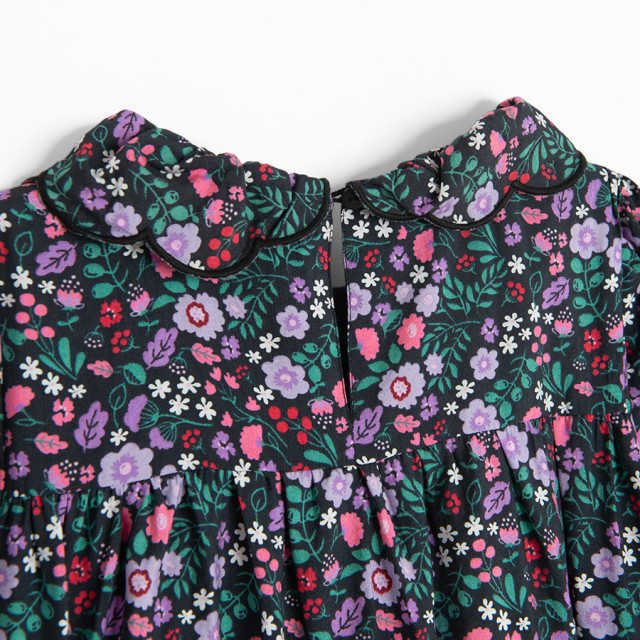 Рокля с дълъг ръкав, цвят: Морско син