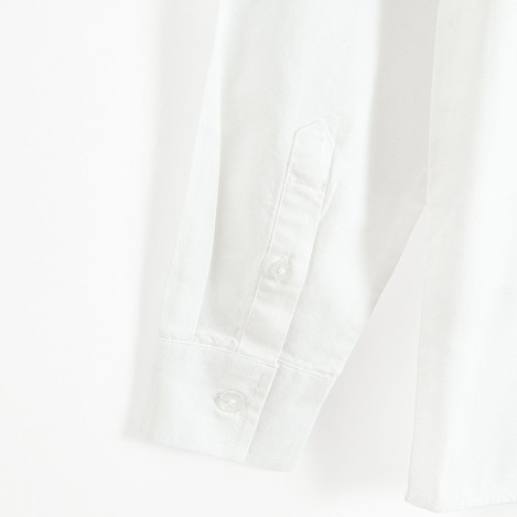 Риза с дълъг ръкав, цвят: Бял