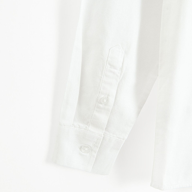 Риза с дълъг ръкав, цвят: Бял