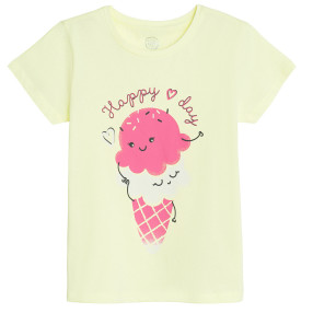 Тениска с къс ръкав, цвят: Жълт