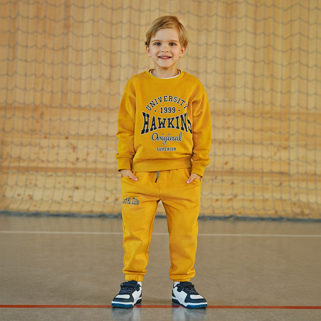 Спортен панталон, цвят: Жълт