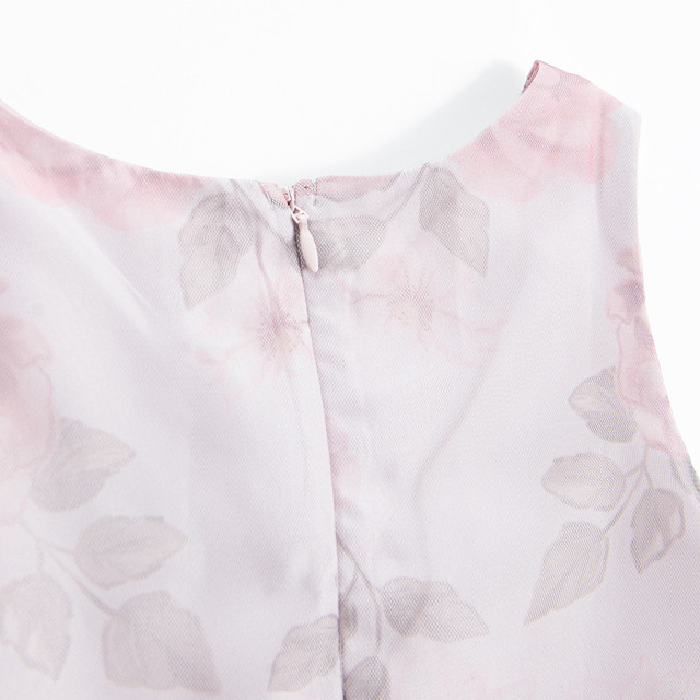 Рокля без ръкав, цвят: Розов