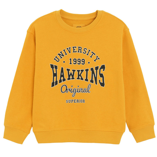 Блуза с дълъг ръкав, цвят: Жълт