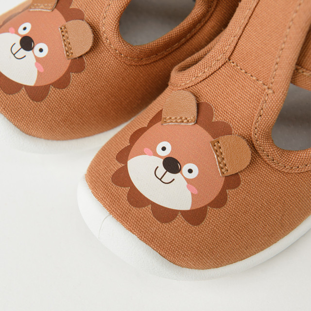 Пантофи, цвят: Тъмно бежов