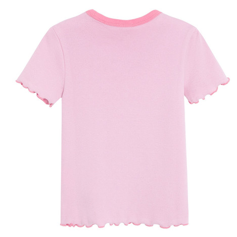 Тениска с къс ръкав, цвят: Розов