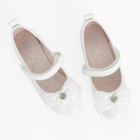 Балеринки, цвят: Бял