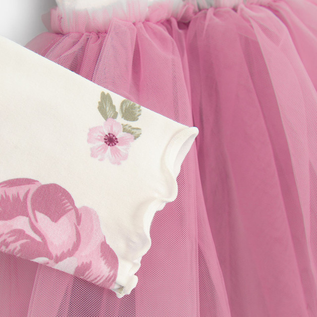 Рокля с дълъг ръкав, цвят: Микс