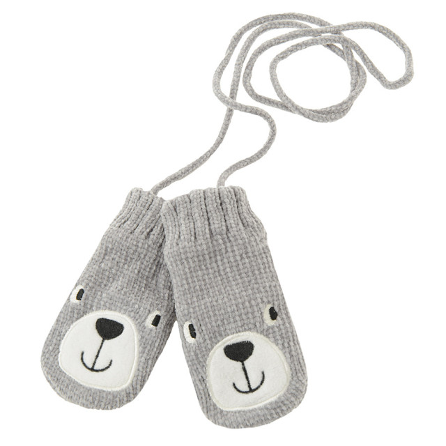 Ръкавици, цвят: Сив меланж