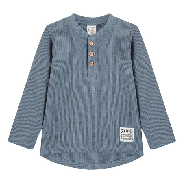 Риза с дълъг ръкав, цвят: Тюркоазен