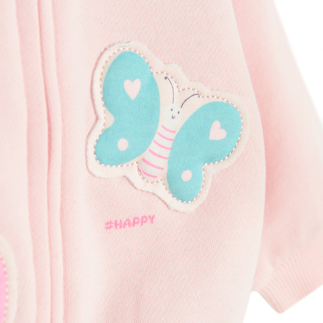 Яке, цвят: Светло розов