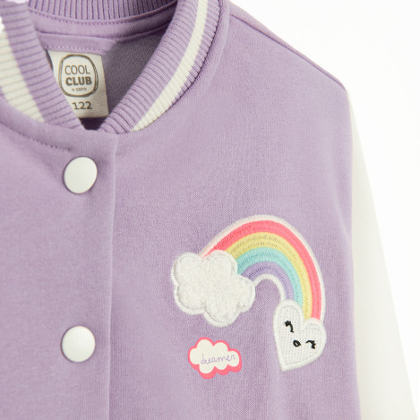 Яке, цвят: Виолетов