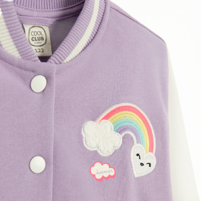 Яке, цвят: Виолетов