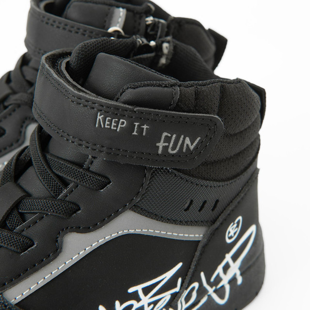 Високи обувки, цвят: Черен