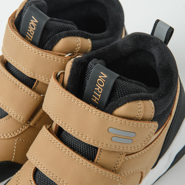 Високи обувки, цвят: Светло кафяв