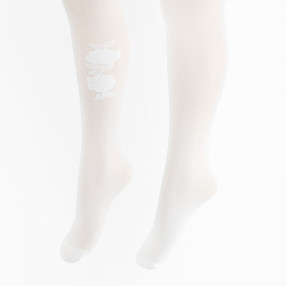 Чорапогащи 2бр., цвят: Бял