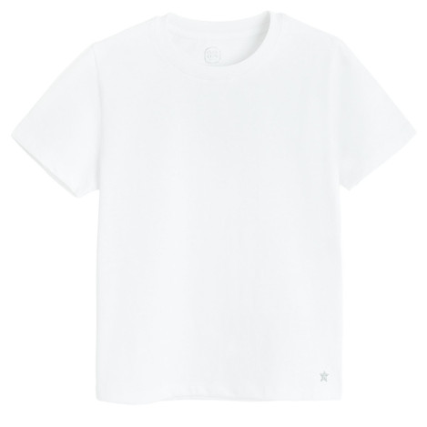 Тениска с къс ръкав 2бр., цвят: Бял