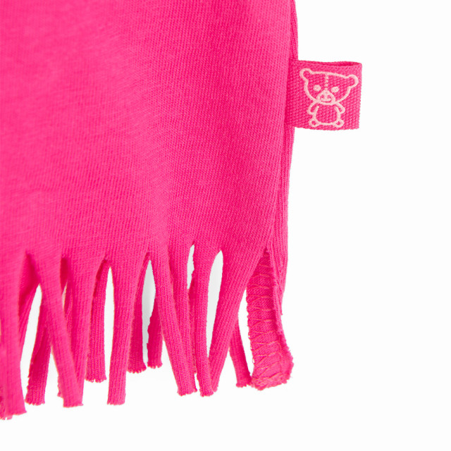 Блуза с къс ръкав, цвят: Магента