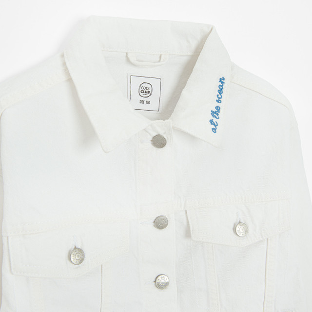 Яке, цвят: Бял