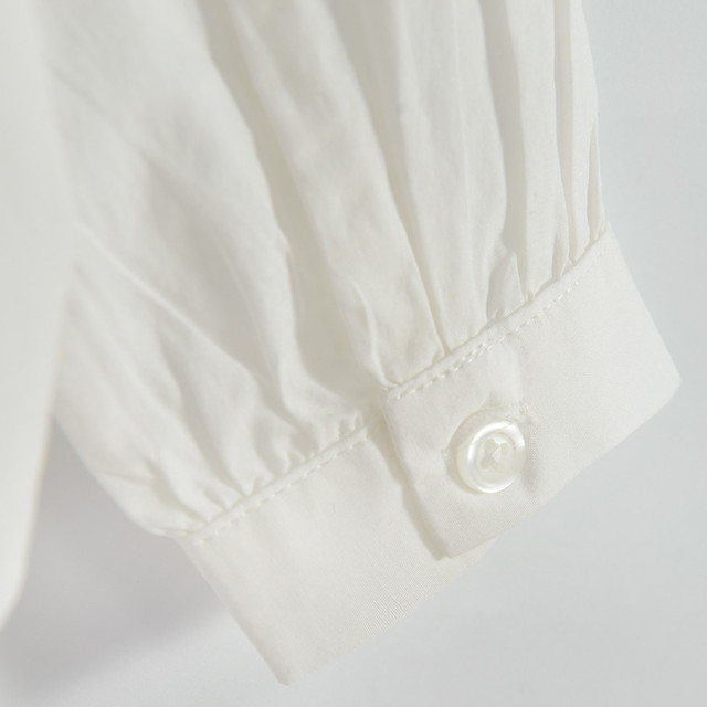 Риза с дълъг ръкав, цвят: Бял