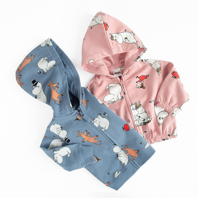 Суитчър MOOMINS, цвят: Пепел от рози