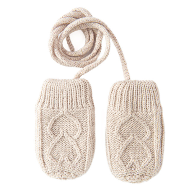 Ръкавици, цвят: Бежов