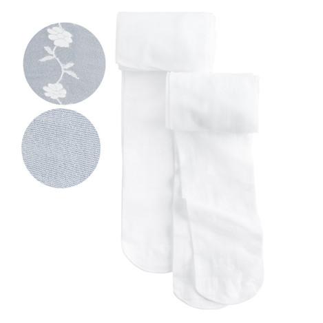 Чорапогащи 2бр., цвят: Бял