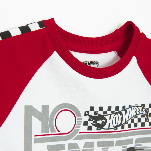 Пижама HOT WHEELS, цвят: Червен