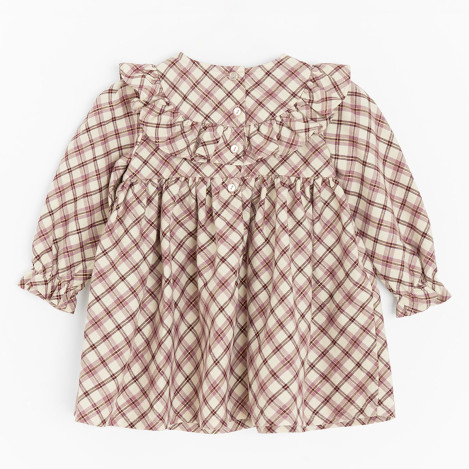 Рокля с дълъг ръкав, цвят: Микс