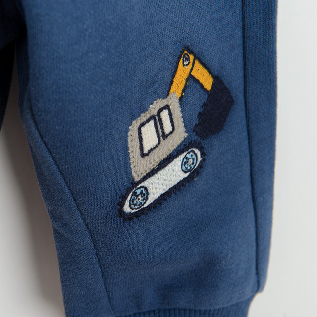 Спортен панталон, цвят: Морско син