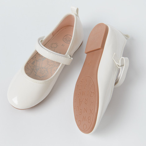 Балеринки, цвят: Бял