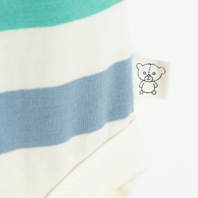 Боди с къс ръкав, цвят: Райе