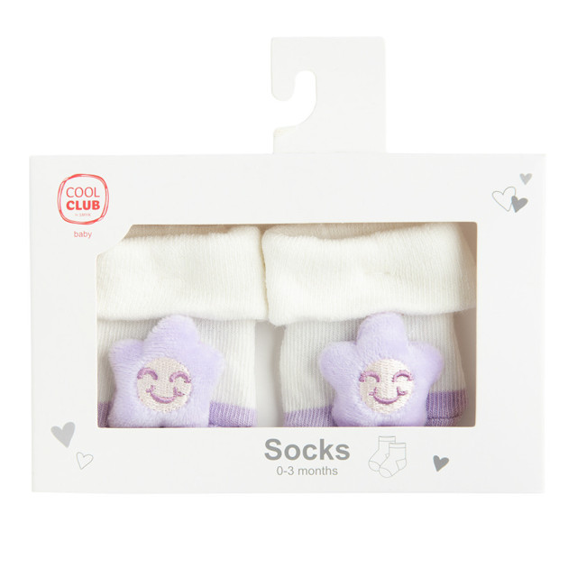 Чорапи, цвят: Кремав