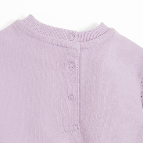 Блуза с дълъг ръкав, цвят: Виолетов