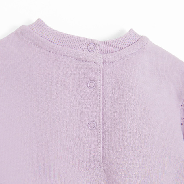 Блуза с дълъг ръкав, цвят: Виолетов