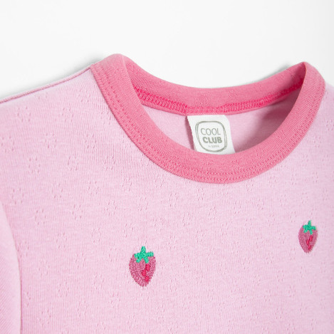 Тениска с къс ръкав, цвят: Розов