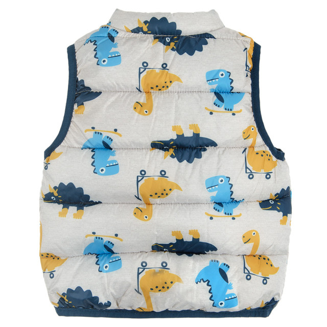 Елек, цвят: Сив меланж