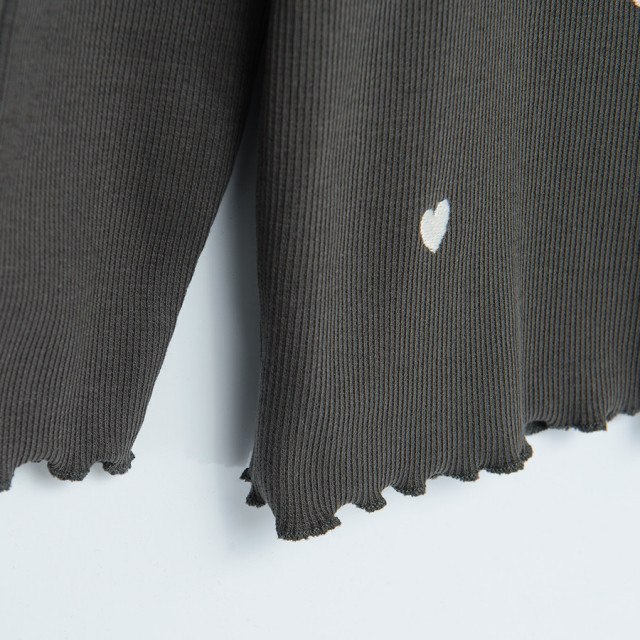 Тениска с дълъг ръкав, цвят: Графит