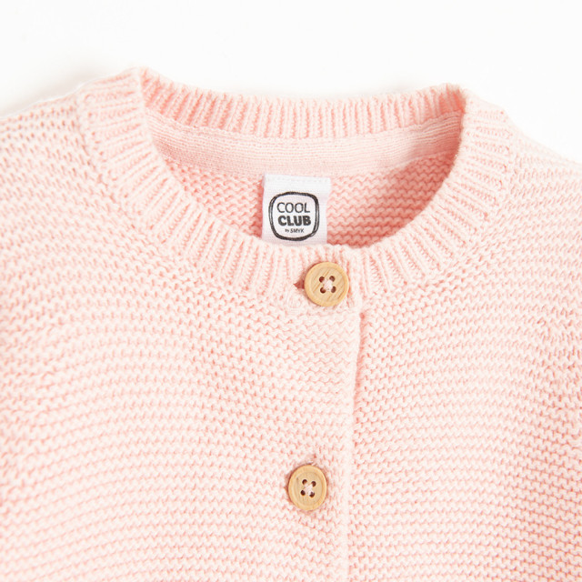 Жилетка, цвят: Светло розов