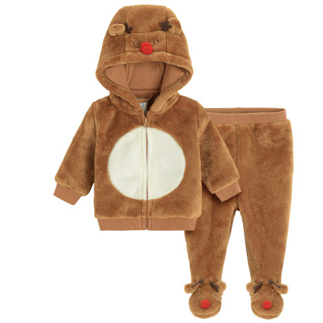 Комплект, цвят: Кафяв