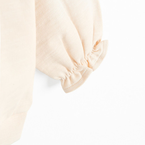 Блуза с дълъг ръкав MIFFY, цвят: Бежов