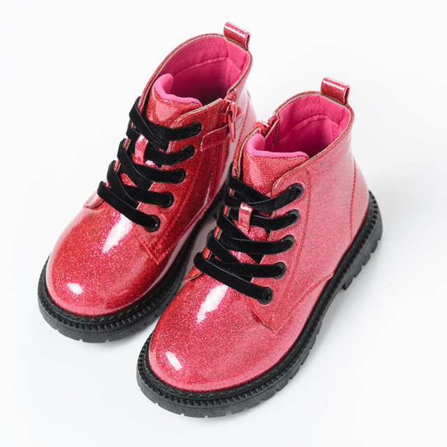 Високи обувки, цвят: Тъмно цикламен