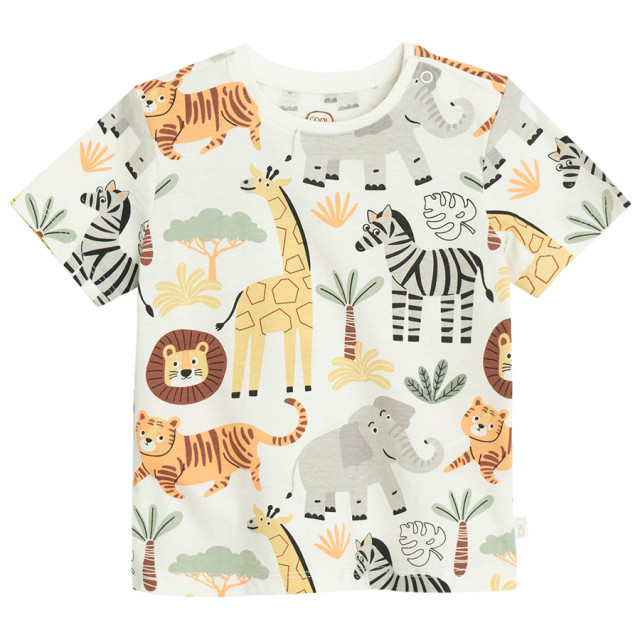 Тениска с къс ръкав, цвят: Бял