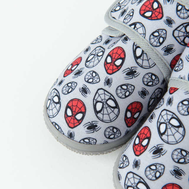 Пантофи SPIDER-MAN, цвят: Светло сив