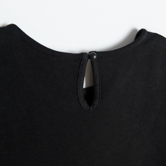 Рокля с дълъг ръкав, цвят: Черен