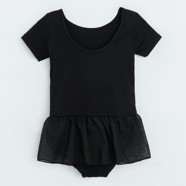 Боди с къс ръкав, цвят: Черен