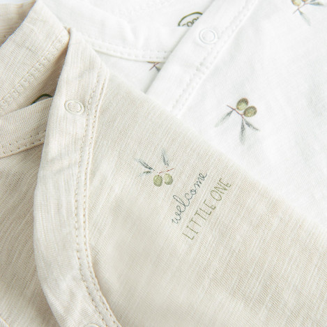 Боди с къс ръкав 2бр., цвят: Микс