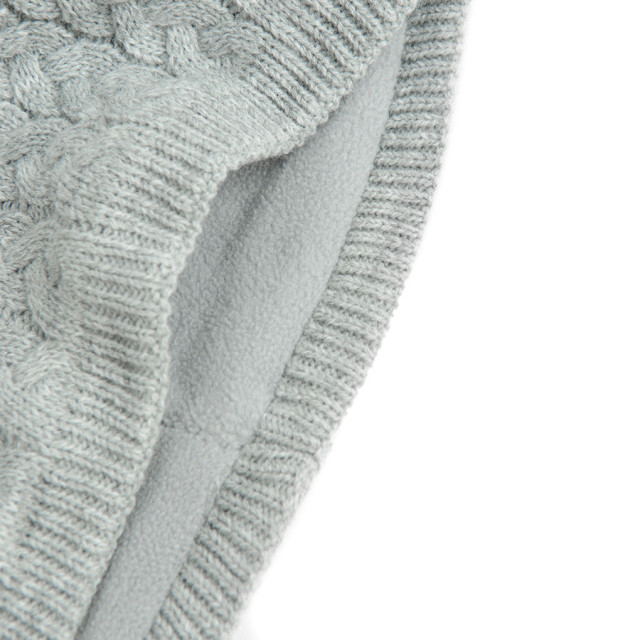 Шал, цвят: Сив меланж