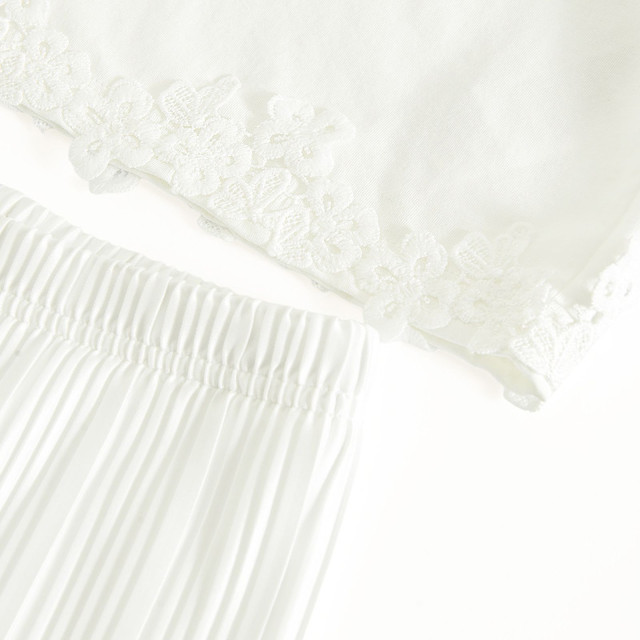 Комплект, цвят: Бял