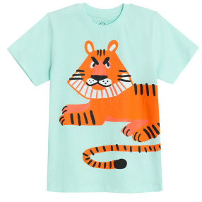 Тениска с къс ръкав, цвят: Тюркоазен