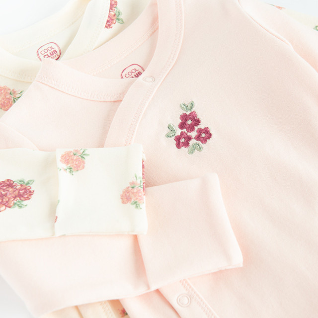 Боди с дълъг ръкав 2бр., цвят: Микс